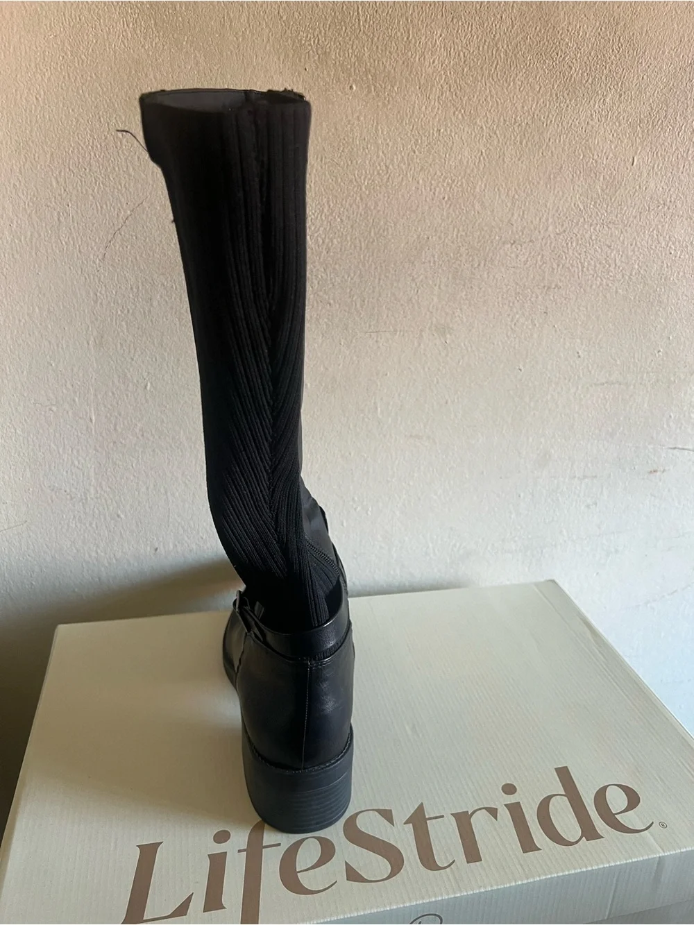 LifeStride Brittany Over-the-Knee Boots in Black